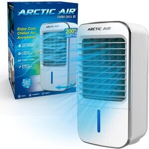 New Arctic Air Turbo Chill XL Evaporative Air Cooler Fan Oscillating White